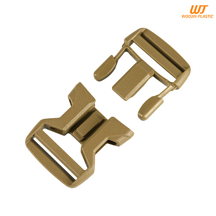 Woojin Plastic фастекс с замком Dual Double Lock Champion 38mm Coyote– Милитарист - фото 3