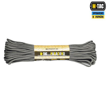 M-Tac паракорд 550 type III 30m Grey– Мілітарист - зображення 1