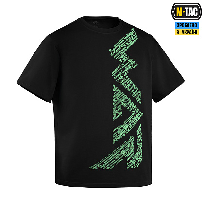 M-Tac футболка WAR Cotton Hard Black/Mint– Мілітарист - зображення 3