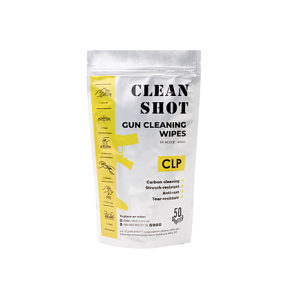 CLP серветка Clean Shot (50 шт)– Мілітарист