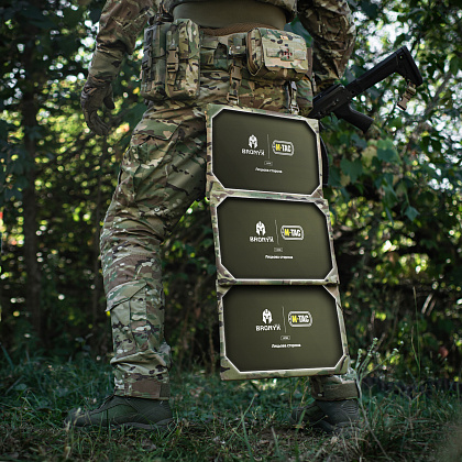 M-Tac килимок для сидіння трьохсекційний з балістичним пакетом 1 клас (BRONYX) Multicam– Мілітарист - зображення 38