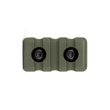 Крук Рейка Пікатінні на 3 слоти із кріпленням стандарту  M-Lok OD Green (9012)– Милитарист - фото 3