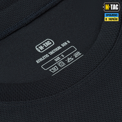 M-Tac футболка потоотводящая Athletic Tactical Gen.2 Dark Navy Blue– Милитарист - фото 5