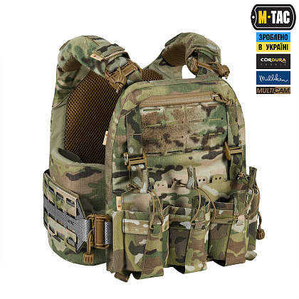 M-Tac плитоноска Cuirass Tiger FAST Elite (розмір плити L) Multicam– Мілітарист - зображення 3