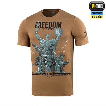 M-Tac футболка Freedom Coyote Brown– Мілітарист - зображення 1