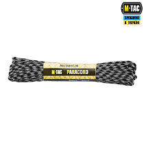 M-Tac паракорд 550 type III Black/Grey 15м– Мілітарист