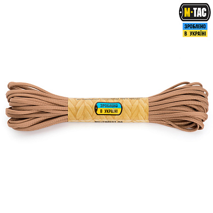 M-Tac паракорд 550 type III 15m Tan– Мілітарист - зображення 2