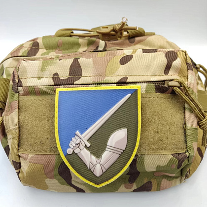 Шеврон ПВХ рука з мечем 117-та ОМБр– Мілітарист - зображення 2