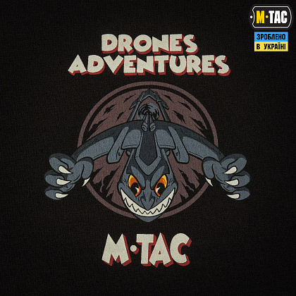 M-Tac футболка Drones Adventures Cotton Hard Black– Мілітарист - зображення 11