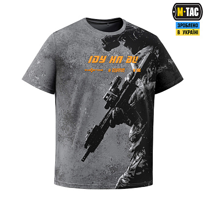M-Tac футболка Іду на ви Light Grey– Мілітарист - зображення 5