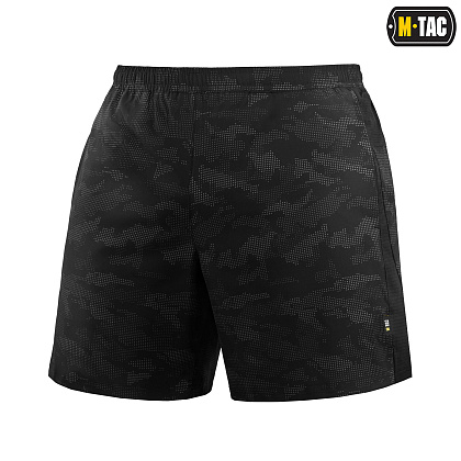 M-Tac шорти Training Black Reflective Camo– Мілітарист - зображення 1