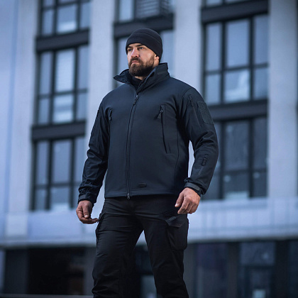 M-Tac куртка Soft Shell Navy Blue– Милитарист - фото 13