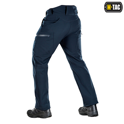M-Tac брюки Soft Shell Winter Dark Navy Blue– Милитарист - фото 4