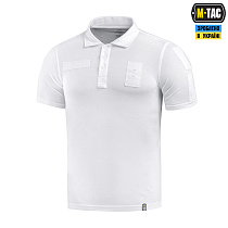 M-Tac поло Полиция 65/35 White– Милитарист