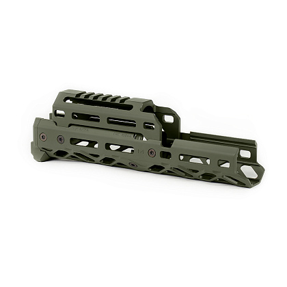Крук M-Lock цівка для АКС-74У коротка верхні накладка OD Green (1U044A)– Мілітарист - зображення 3