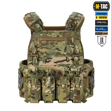 M-Tac плитоноска Cuirass Tiger Elite 2 класс защиты (размер плиты XL) Multicam– Милитарист - фото 2