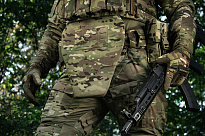  M-Tac фартук противоосколочный с баллистическим пакетом 2 класс (BRONYX) Laser Cut XL Multicam