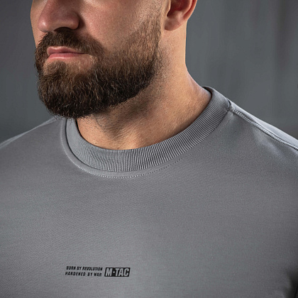 M-Tac світшот Born by Revolution Light Grey– Мілітарист - зображення 9
