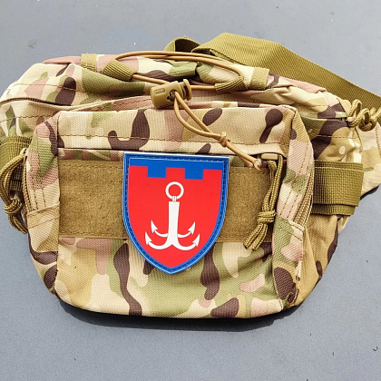 Шеврон ПВХ ТрО 122 бригади ЗСУ Одеса– Милитарист - фото 2