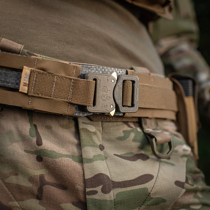 SALE M-Tac ремінь Tiger Belt Cobra Buckle Coyote– Мілітарист - зображення 10