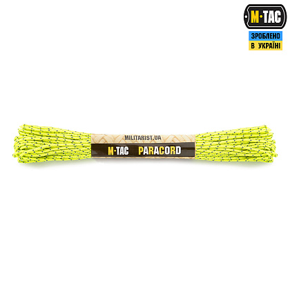 M-Tac паракорд Minicord Reflective Neon Yellow 15м– Милитарист - фото 1