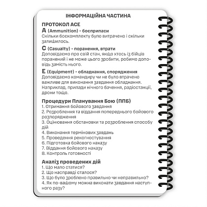 Ecopybook Tactical Блокнот командира отделения (розш.)– Милитарист - фото 36