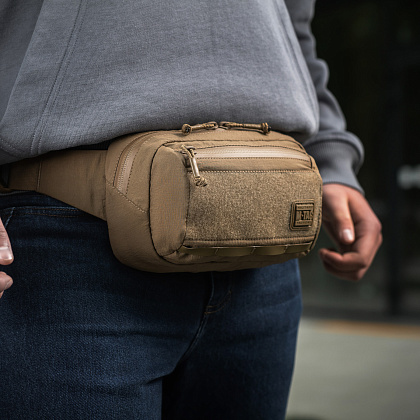 M-Tac сумка City Waist Bag з липучкою Lite-C Elite Coyote– Мілітарист - зображення 15