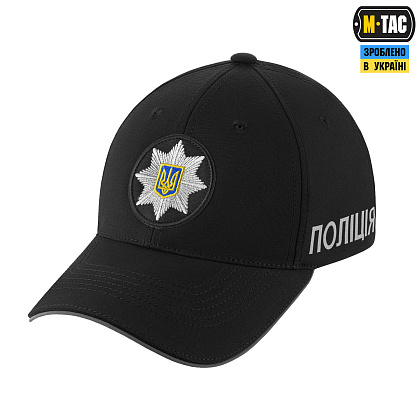 M-Tac бейсболка Полиция Elite Flex рип-стоп Black– Милитарист - фото 4