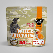 Military Black Coffee Company Вівсяна каша з протеїном «Курага, яблуко та вершки» 50 г– Милитарист