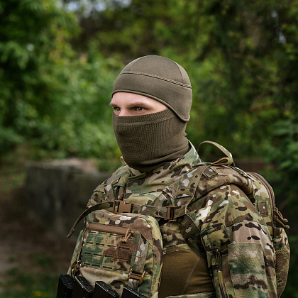 M-Tac шапка-підшоломник Gen.II мікрофліс ріп-стоп Dark Olive– Мілітарист - зображення 7