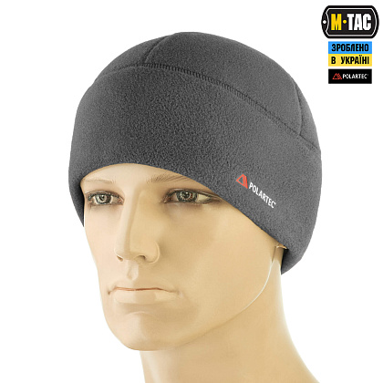 M-Tac шапка Watch Cap Polartec Cold Weather Dark Grey– Мілітарист - зображення 1