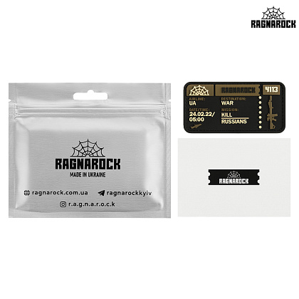 Ragnarock нашивка TICKET to the WAR Coyote– Милитарист - фото 2