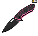 M-Tac ніж складний Type 12 Spider Web Black/Pink– Мілітарист - мініатюра 1