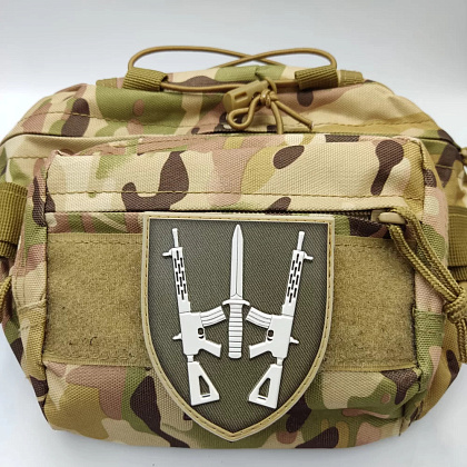 Шеврон ПВХ ЗСУ 67 ОМБр олива об'ємний– Мілітарист - зображення 2