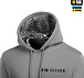 M-Tac кофта Hoodie My Home is my Castle Oversize Hard Light Grey– Мілітарист - мініатюра 6