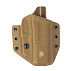 ATA Gear кобура модель Hit Factor ver.1 для Glock - 17/22/47 Coyote Brown правша– Милитарист - миниатюра 4