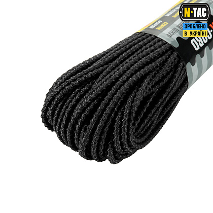 M-Tac паракорд Shock-Cord 3mm Dragon Skin Black 30м– Мілітарист - зображення 3