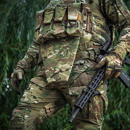 M-Tac фартух протиуламковий з балістичним пакетом 1 клас (BRONYX) Laser Cut Multicam– Мілітарист - зображення 21