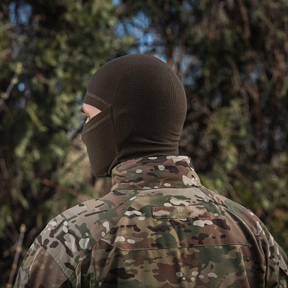 M-Tac балаклава-ніндзя Basic мікрофліс ріп-стоп Dark Olive– Мілітарист - зображення 17
