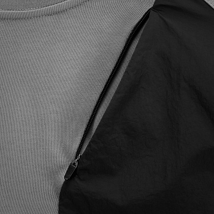 Phantom Project/M-Tac футболка Long Zipper combo Cotton Nylon Light Grey– Мілітарист - зображення 8