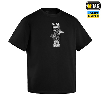M-Tac футболка Birs of freedom Cotton Hard Black– Мілітарист - зображення 3