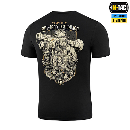 M-Tac футболка Anti-tank Battalion Black– Мілітарист - зображення 5