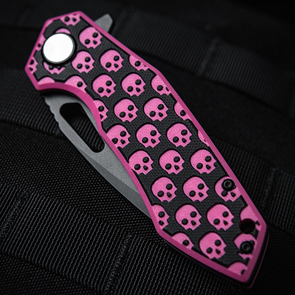 M-Tac ніж складний Type 12 Skull Black/Pink– Мілітарист - зображення 19