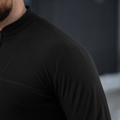 M-Tac термосорочка фліс Delta Level 2 Hex Black– Мілітарист - зображення 20