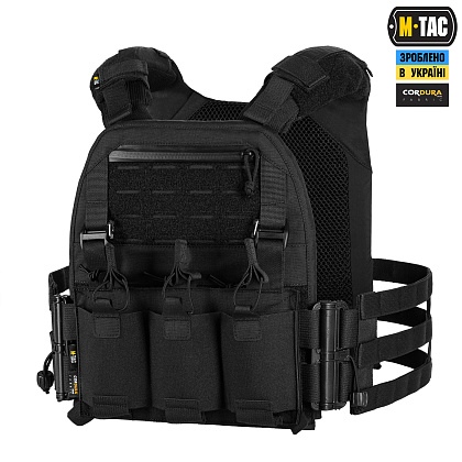 M-Tac плитоноска Cuirass Elite Black– Мілітарист - зображення 1