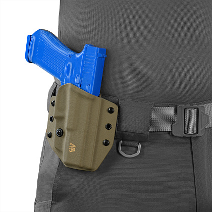 ATA Gear кобура модель Hit Factor ver.1 для зброї Glock - 17/22/47 Flat Dark Earth - Spring правша– Мілітарист - зображення 8