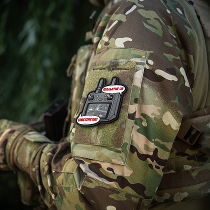M-Tac нашивка Підльотне 30 (PVC) Grey– Мілітарист - зображення 12