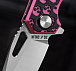 M-Tac ніж складний Type 12 Skull Black/Pink/Steel– Мілітарист - мініатюра 16