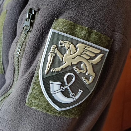 Шеврон ПВХ ЗСУ 71 окрема єгерська бригада олива– Мілітарист - зображення 3