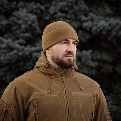 M-Tac шапка Watch Cap Polartec Cold Weather Coyote– Мілітарист - зображення 16